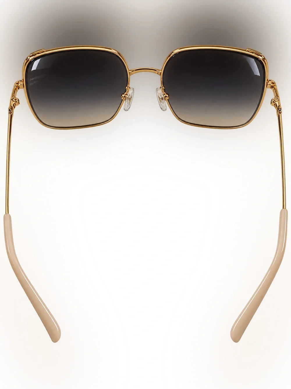 GUESS GU00194 32B Women’s Oversized Square Sunglasses Gold Gradient Lens NEW